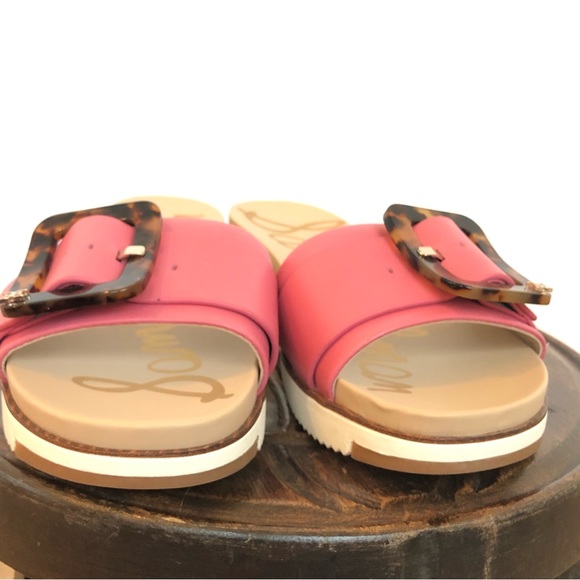 NWOT Sam Edelman pink Women's Ariane Slide Sandals Sz 7 - Picture 5 of 12